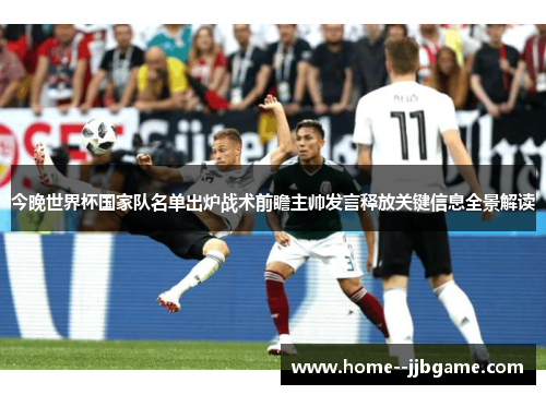 今晚世界杯国家队名单出炉战术前瞻主帅发言释放关键信息全景解读